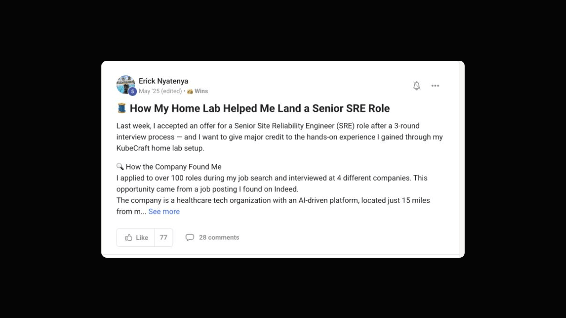 Erick Nyatenya: Homelab to Senior SRE